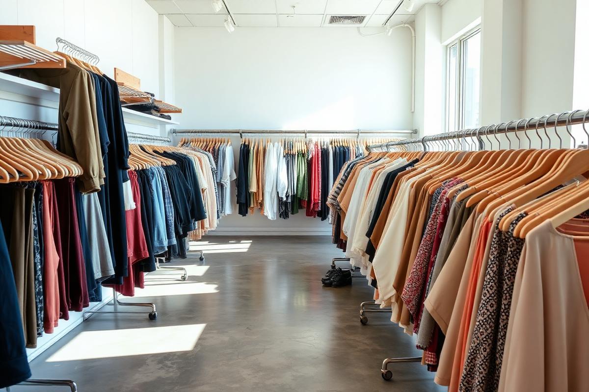 Thrift store scene in Dallas